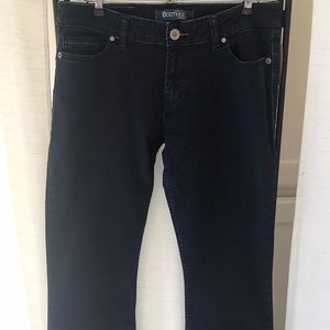 NEW! Dark denim w stretch Rock Vintage Waist 30 Size 8 Length 32 blue jeans